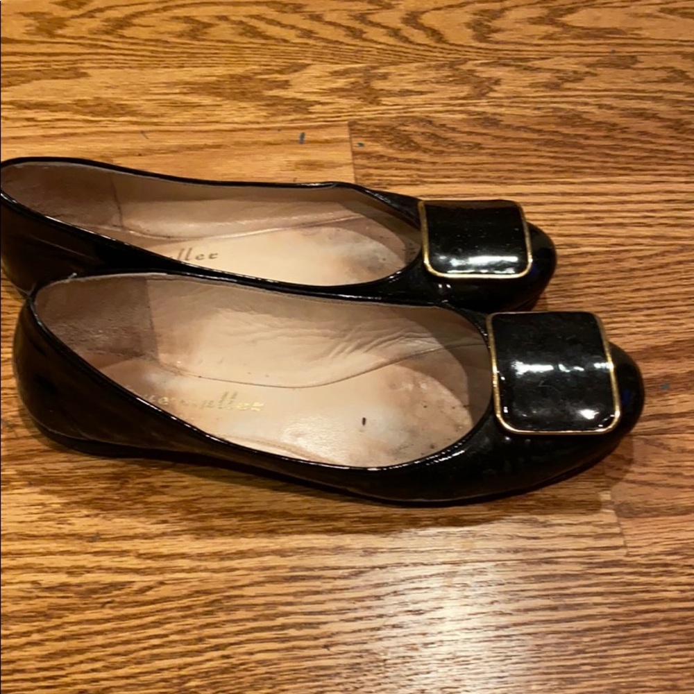 Bettye Muller patent leather ballet flats